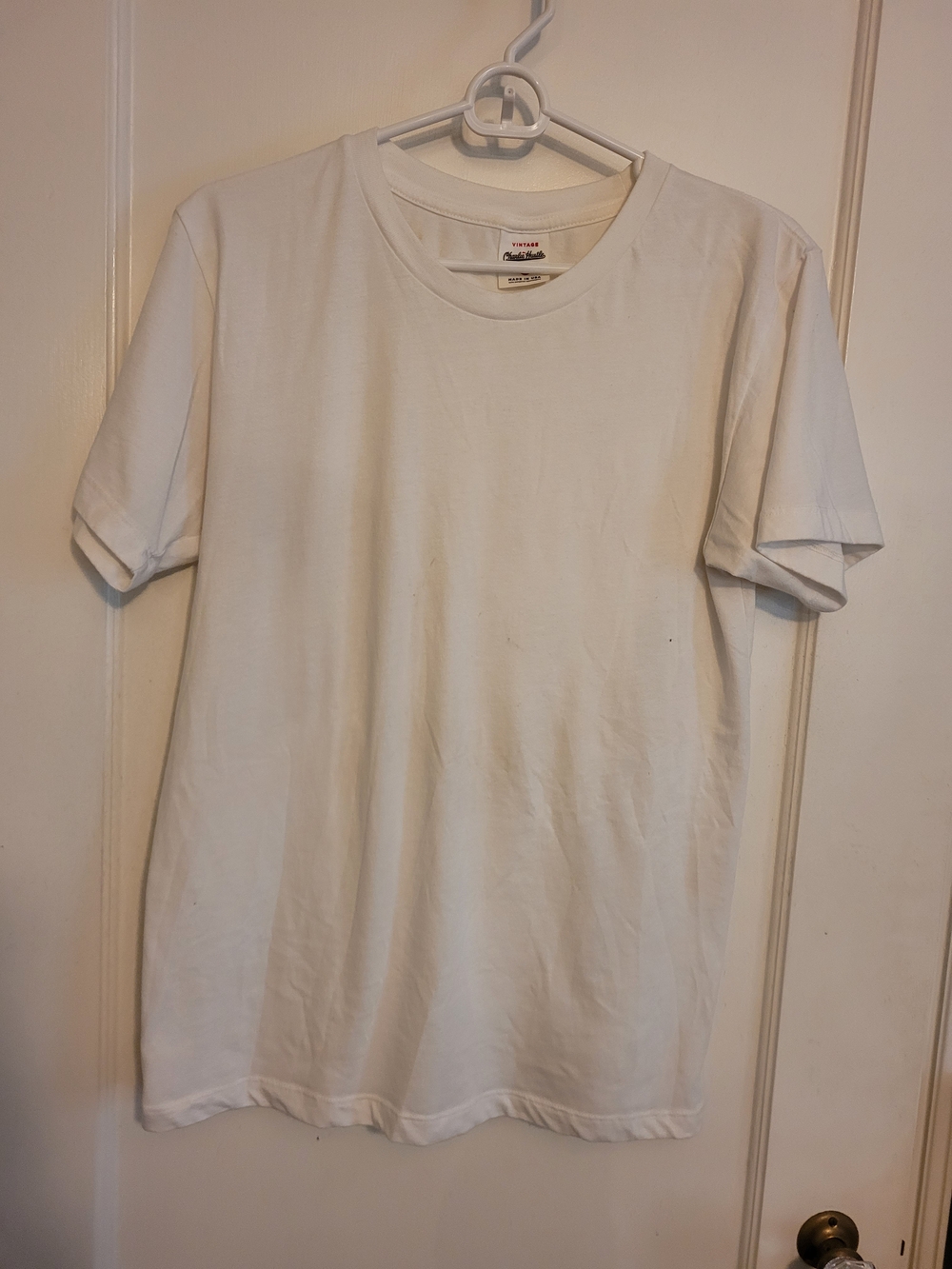 Charlie Hustle Soft Crewneck White T-Shirt